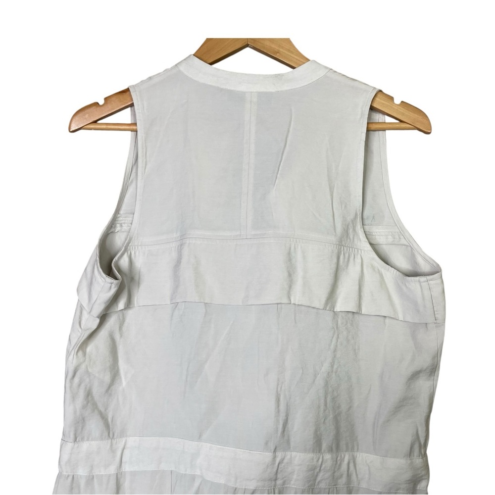 Reiss Women Skylar Belted Utility Jumpsuit  Stone Sleeveless Drawstring Sz 6 NEW - Picture 9 of 16